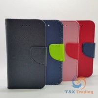    Universal M (4.2-4.4 inch) - Book Style Wallet Case with Strap